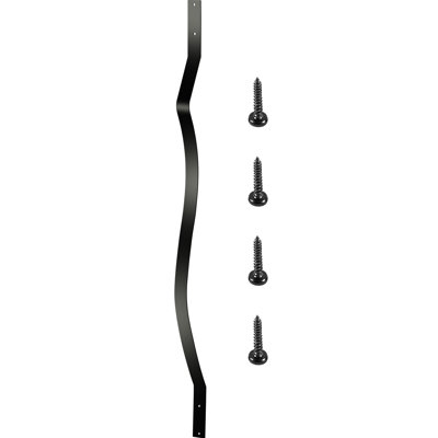 32.25" H x 1" W x 0.1" D Iron Stair Railing Set