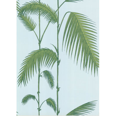 Icons Palm Leaves Floral Wallpaper Roll