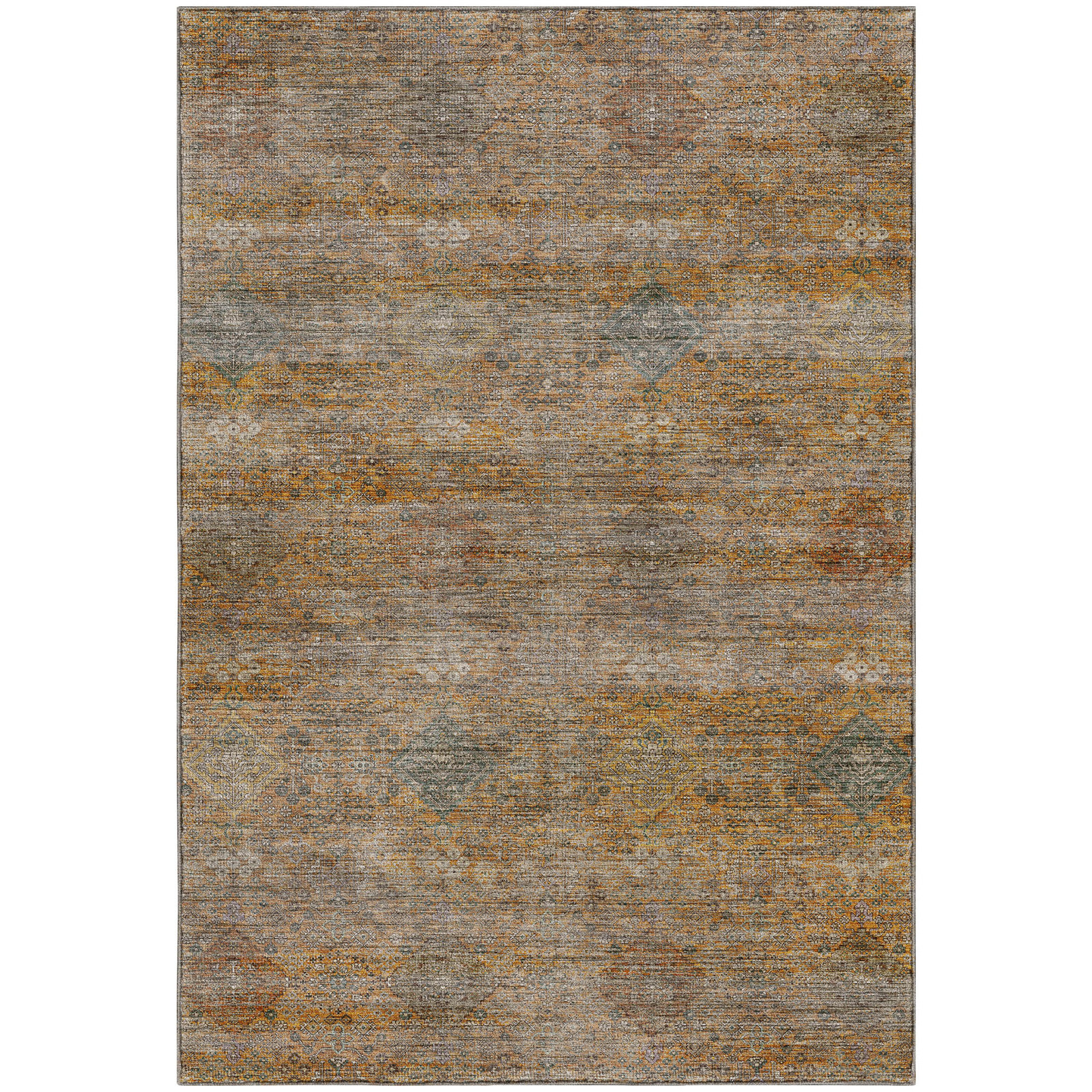 Rug, Terracotta, 5' x 7'6"