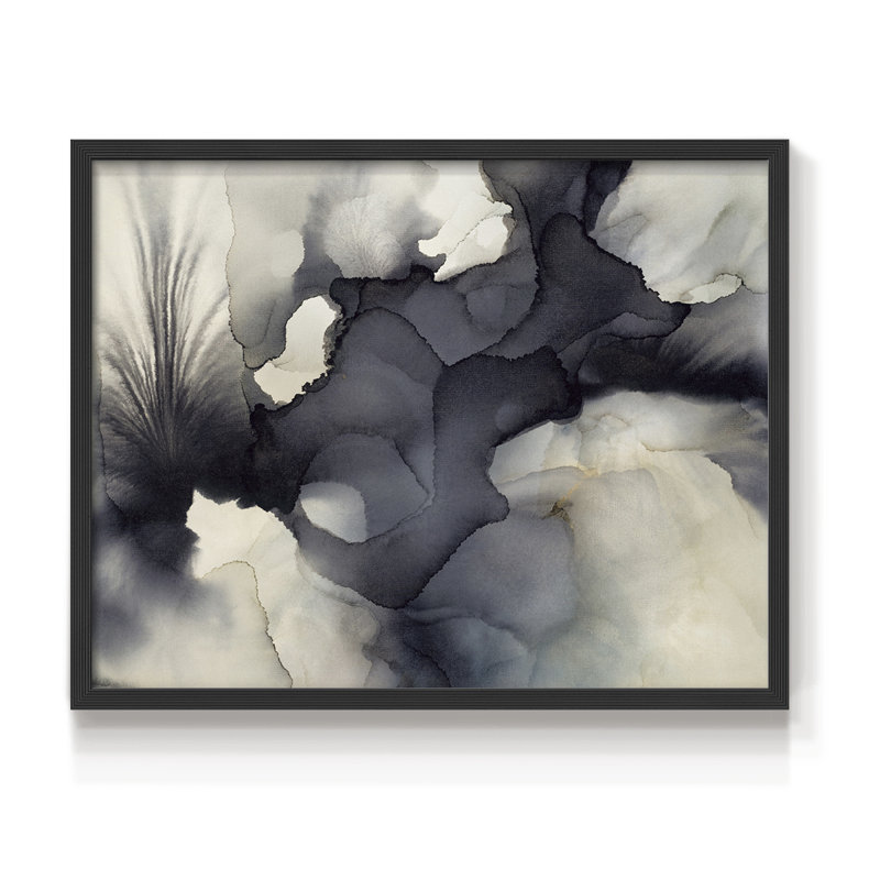 Son et couleur - Impression encadrée - Restickable, H 8 po x l 10 po, Noir, noir, noir, noir