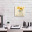 «Inspired Yellow» par Jadei, impression sur toile-598268431