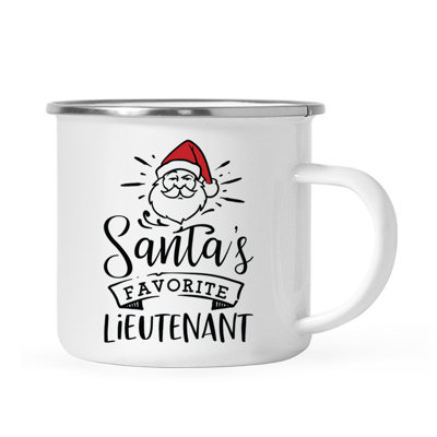 Tasse de camping militaire Yunus Santa's Favorite