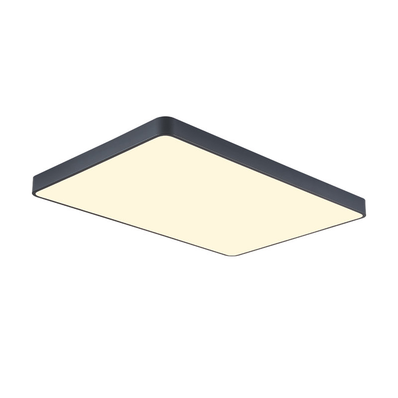 Kita 33.9" 1 - Light Rectangle Dimmable Led Flush Mount, Gray