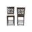 Hewlett Upholstered Linen Counter Stool with Solid Wood Frame-966858306