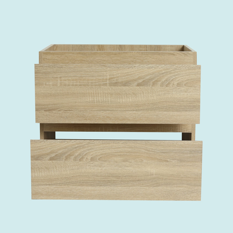 Armoire de salle de bain murale 24 po (sans lavabo), Chêne clair