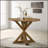 Windvale Cross-Buck Wood 5-Piece Counter Height Dining Set, Tan