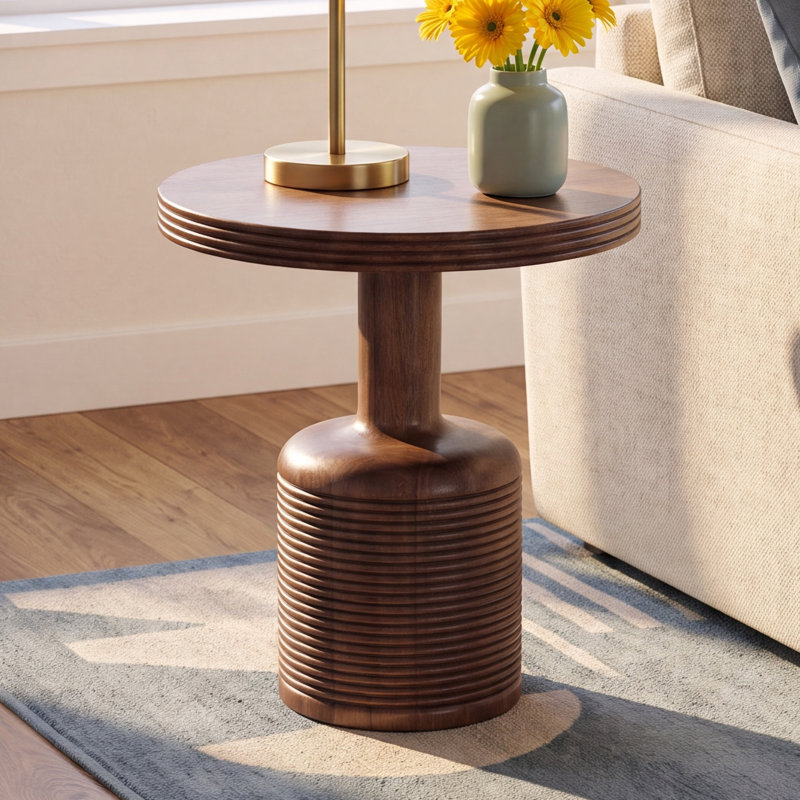Olton Solid Wood End Table