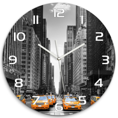 Jessika-Lilly Glass Wall Clock