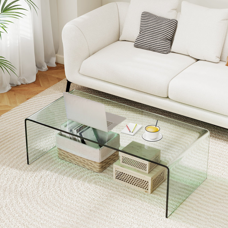 Worsham Glass Coffee Table