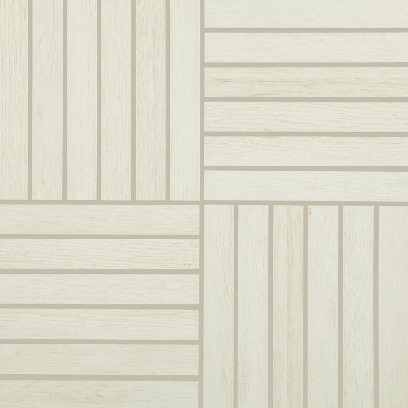 Harmony Grove 1" x 6" Porcelain Wood Look Mosaic Wall & Floor Tile, Oak/Olive Cotton