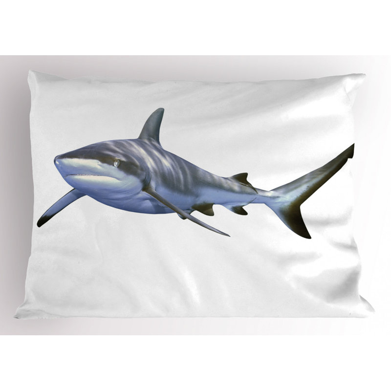 Shark Polyester Sham Set, Twin