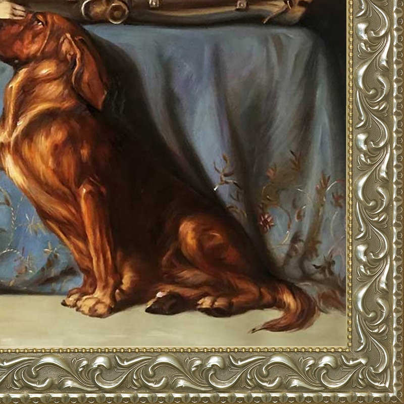 Requiescat par Briton Riviere - cadre photo, reproduction d'art sur toile, H 29,5 po x l 41,5 po x P 2 po