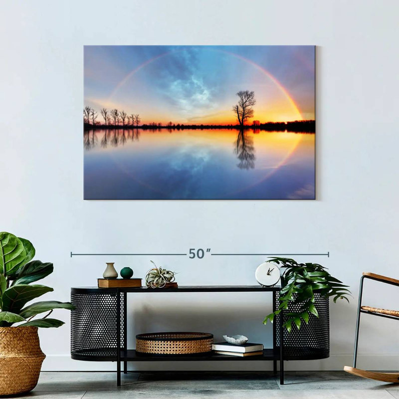 Kerrick Sunset Rainbow Reflection, 30" H x 45" W