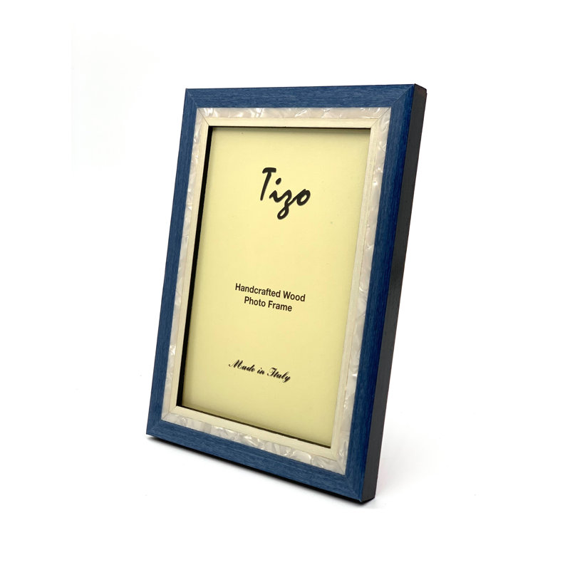 Wood Picture Frame, 8" x 10", Blue