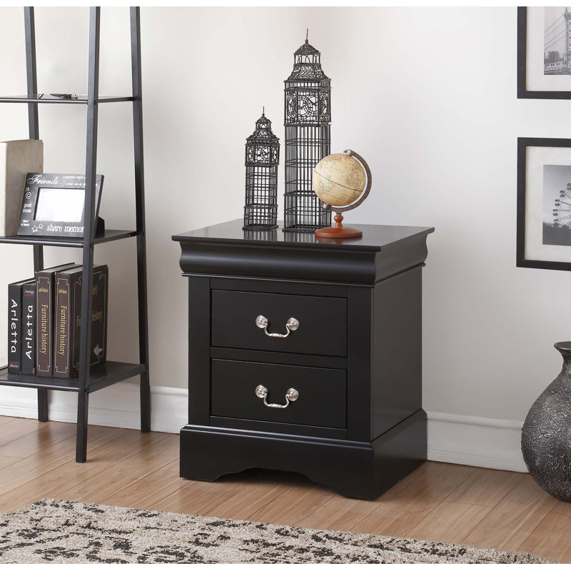 Table de chevet, Noir