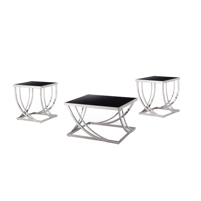 Ensemble de tables basses 3 pièces Anjaliyah