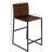 Upholstered Counter Stool with Metal Frame-142984505-259090049