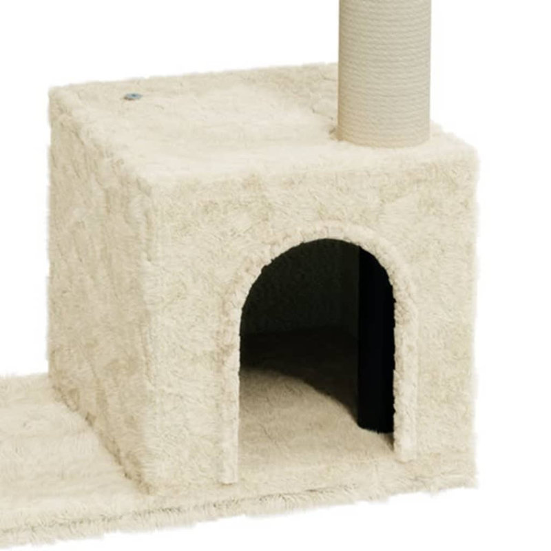 70cm H Cat Tree, Cream