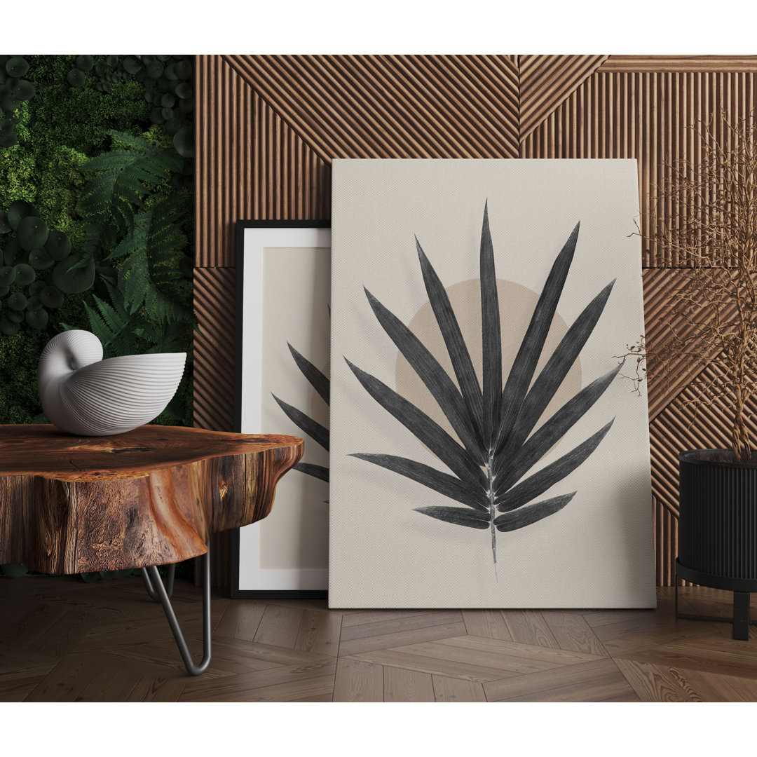 Leinwandbild Moderne Botanische Kunst - Palme