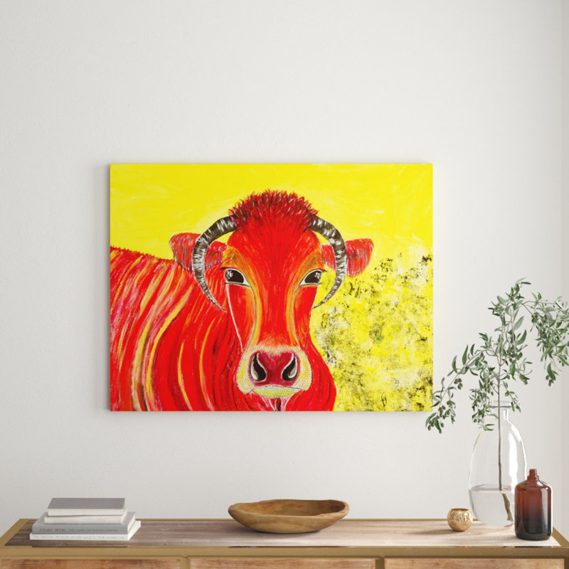 France Gilbert - Wrapped Canvas Painting, 76cm H x 99cm W