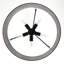 5-Light Hand-brushed Metal Drum Chandelier-815719816