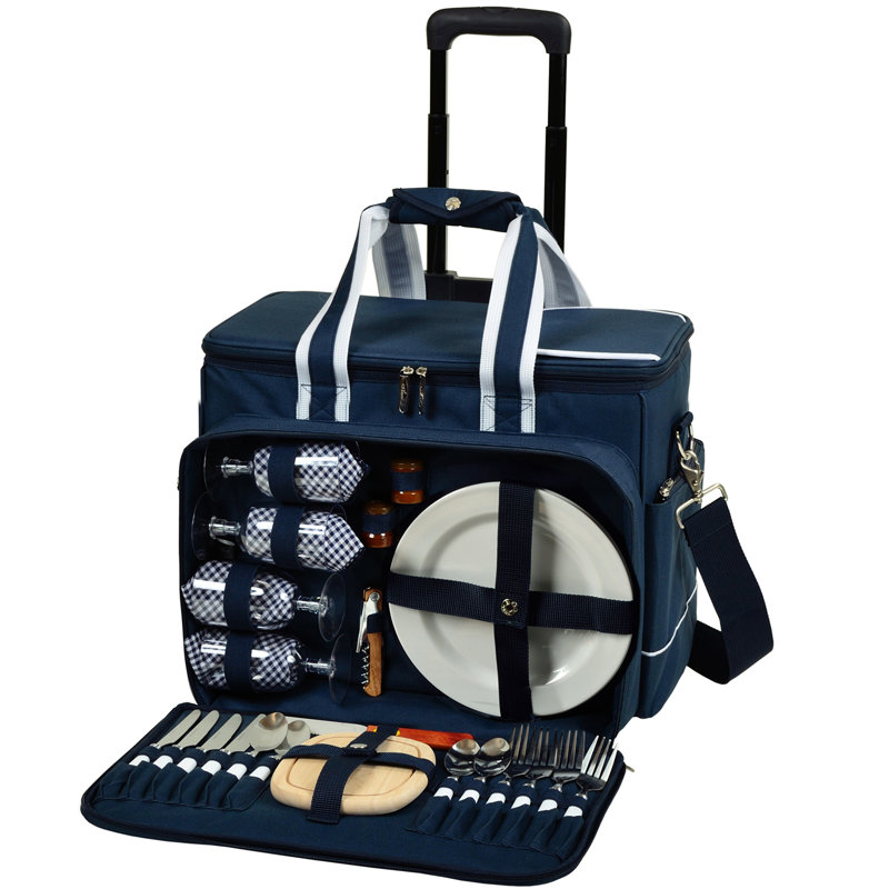 Ultimate Insulated Picnic Rolling Cooler