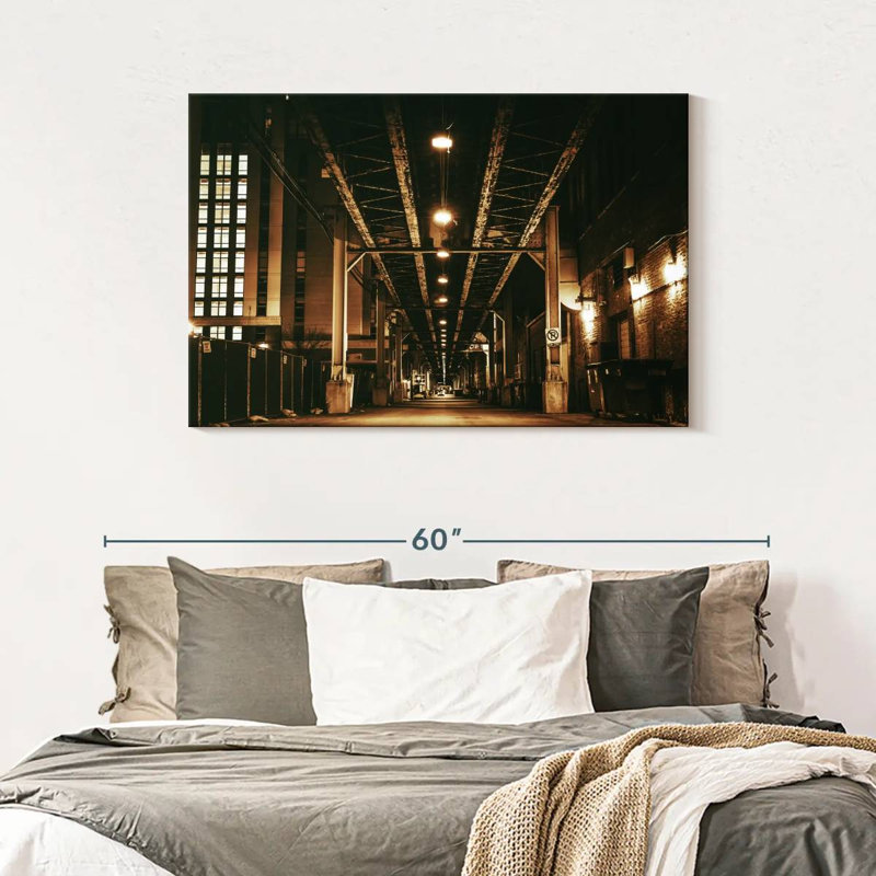 Mehar Chicago Train Bridge, 30" H x 45" W