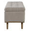 Banc de rangement de 46 po Davina