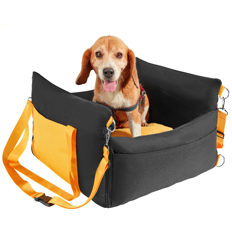 Siège d'auto pour chien pour chien de 25 lb ou moins, noir