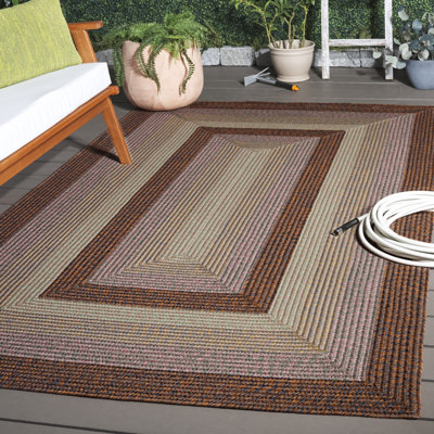 Tapis d'intérieur / extérieur lavable à la machine performance à chevrons Olathe Performance