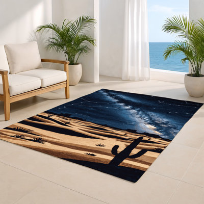 Tapis intérieur et extérieur gris Nature