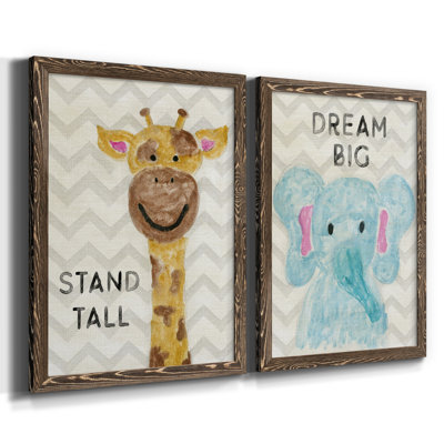 Safari Stand Tall - ensemble de 2 reproductions d'art
