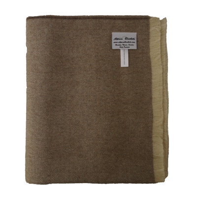 Paris Herringbone Premium 100% Baby Alpaca Throw