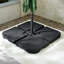 Casilla Square Garden Parasol and Base - Modern Patio for Dining, Sofa Sets or Sun Loungers-268740010