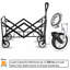 Chariot de jardin avec drapeau Veritcal