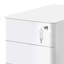 40cm Wide 3-Drawer Office storage unit，Lockable Mobile Filing Cabinet-1166954087