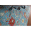 Tapis bleu All-Over Oushak 9 x 12