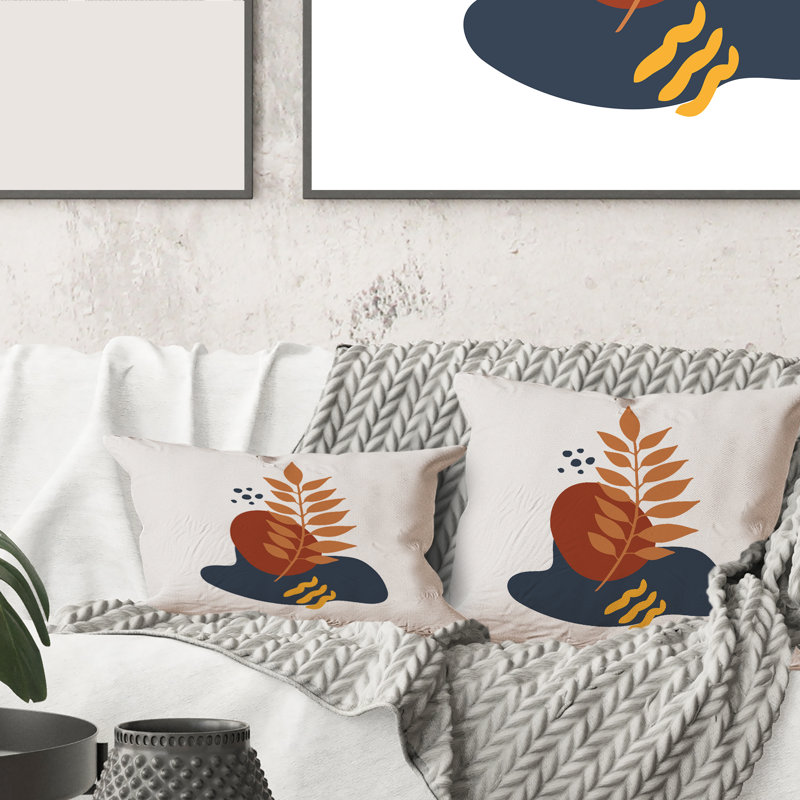 Abstract Throw Pillow