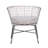Cove Rattan Curved Occasional Chair