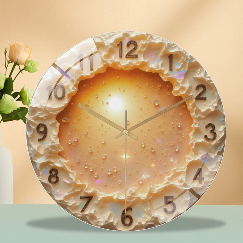 Horloge murale avec horloge murale 12 po