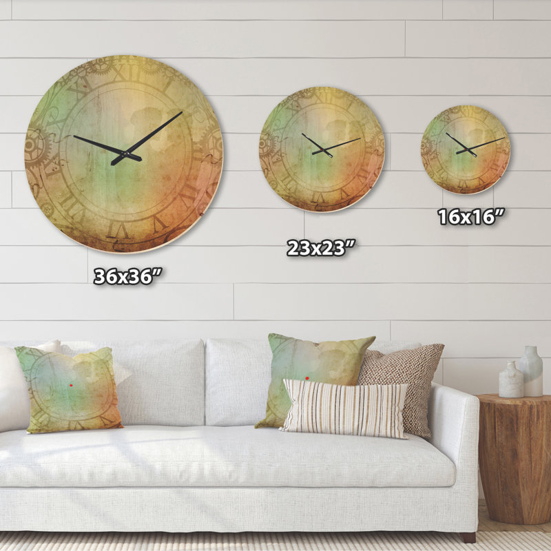 Horloge murale rétro, Très grand