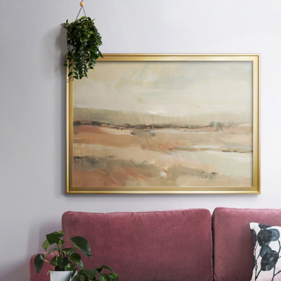 Earth Tone Landscape I-Framed Gallery Wrapped Canvas