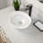 16" L x 12" W Oval Ceramic Bathroom Sink Above-Counter Vessel Sink