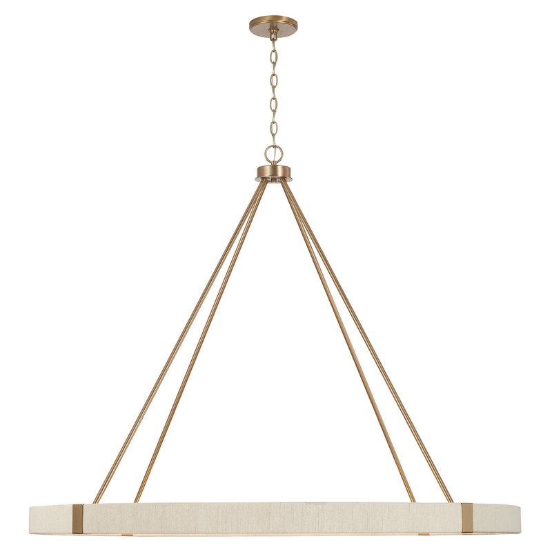 Dorrin 12-Light Chandelier, H 40 po x l 47,75 po