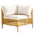 Patio 7-Piece PE Wicker Sectional Conversation Set