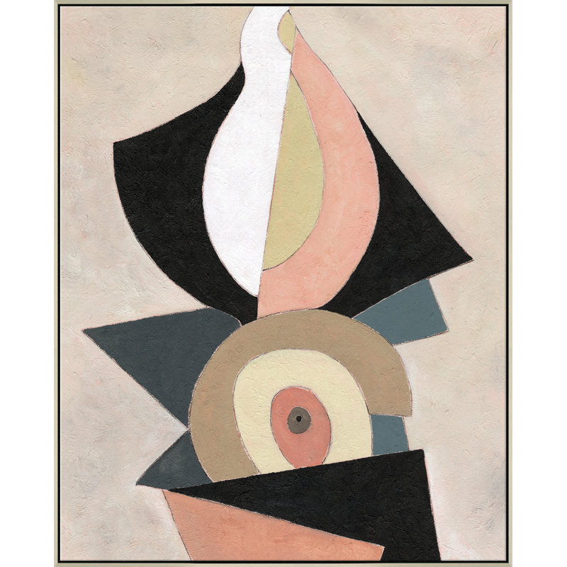 Homage To Marsden Hartley Giclee On Canvas by Bespoke By Baker, 68" H x 55" W x 2.625" D, Silver