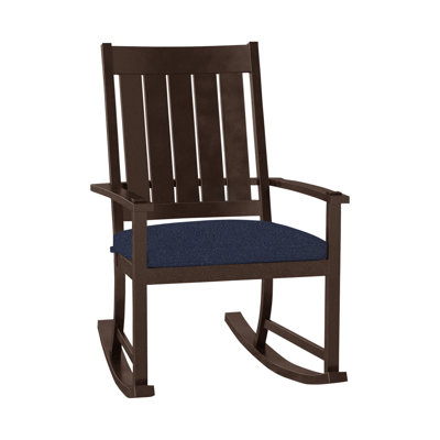 Club Wrought Outdoor Slatted Rocker