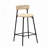 Hand Woven Bar Stools with Back
