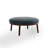 Full-Grain Genuine Italian Leather Ottoman-466259479