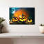 Citrouilles d'Halloween souriant-1846981837